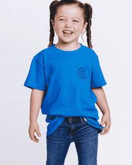 Make The Sea Trash Free Kids Tee - Sapphire Blue