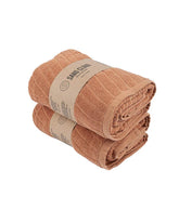 Terra Fringeless XL Bath Bundle - Navy - 2 Pack