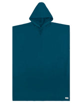 Border Classic Stripe Poncho - Aqua