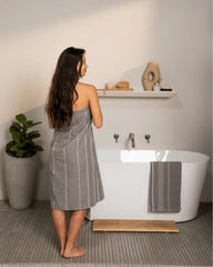 Terra Fringeless XL Bath Bundle - Grey