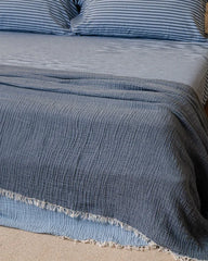 Senna Melange PARTY BLANKET⢠Indigo - King