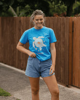 Free As the Ocean SS Tee - Illusion Blue