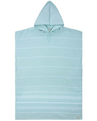 Classic Stripe Hooded Poncho - Hedge Green