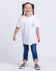 Make The Sea Trash Free Kids Tee - White