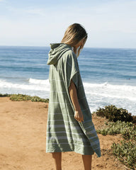 Terra Hooded Poncho Navy