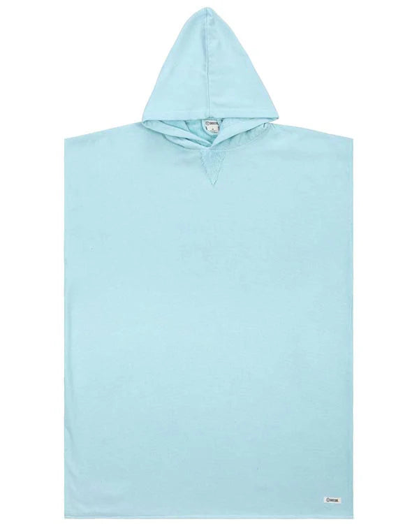 Terra Hooded Poncho - Seaglass