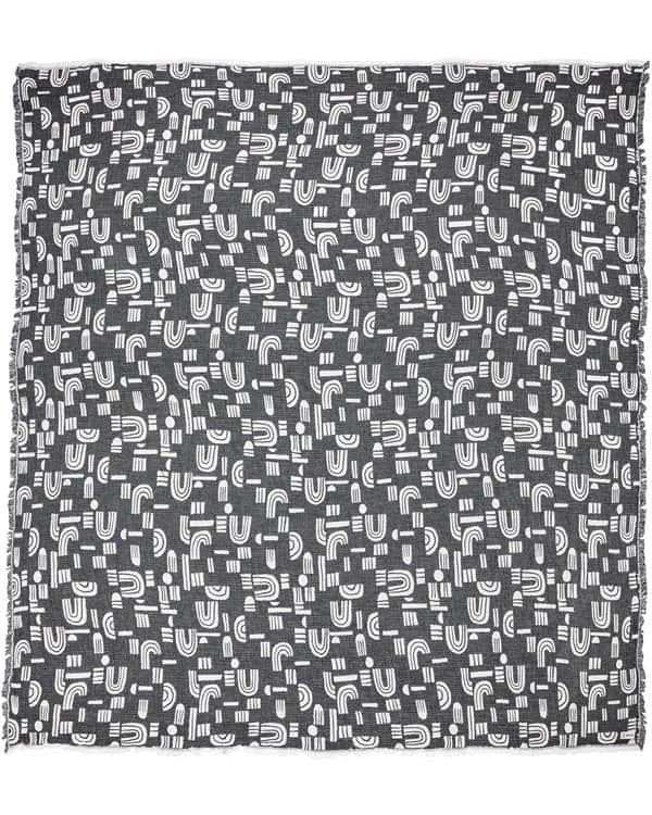 Retro Arches PARTY BLANKETâ¢ Black