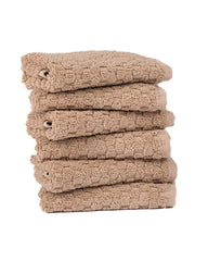 Classic Bath Washcloth Bundle- 6 Pack - Hedge Green