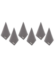 Atom Washcloth Bath Bundle- 6 Pack - Grey