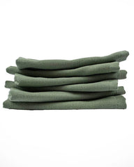 Atom Washcloth Bath Bundle 6 Pack - Hedge Green