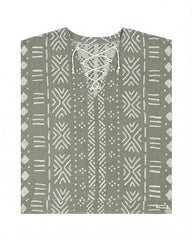 Terra Hooded Poncho- Green