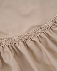 Signature Percale Solid Sheet Set Beige