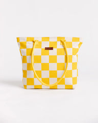 Checker Beach Tote